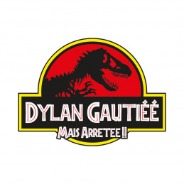 STICKERS JURASSIC ROUGE