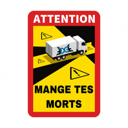 STICKERS MANGE TES MORT